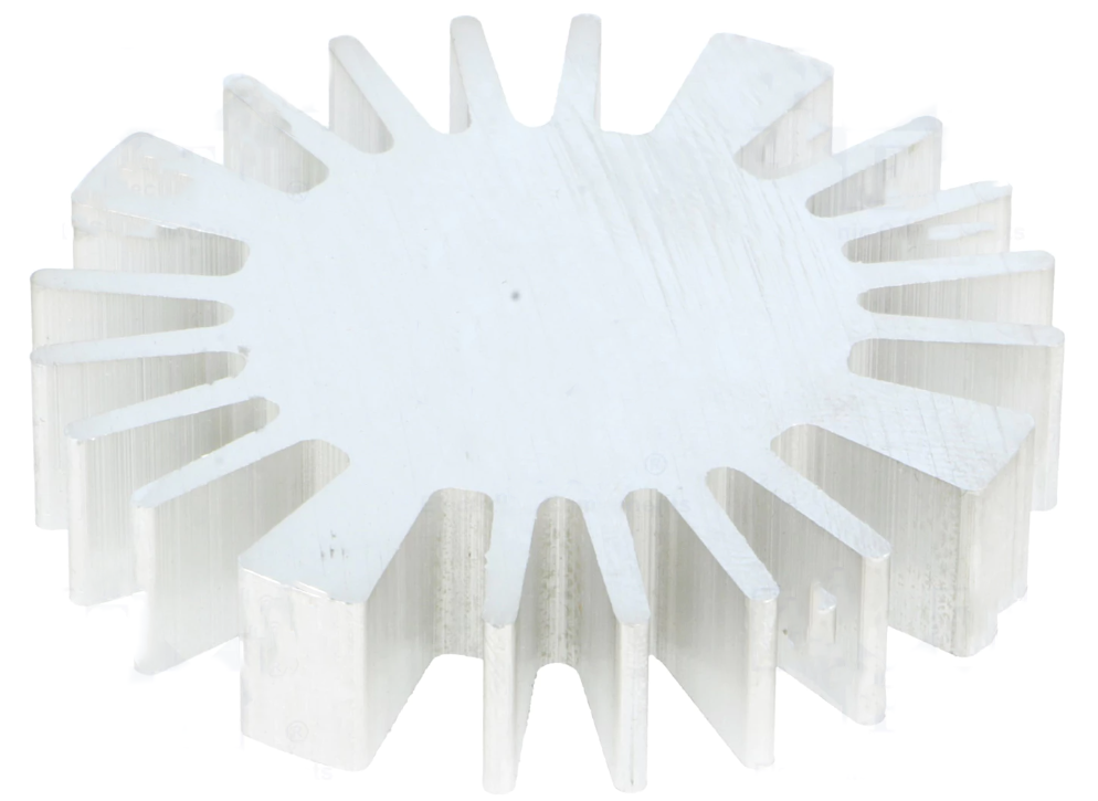 LED heatsink - Koellichaam - 2.4K/WÂ - 50mm - Aluminium LED heatsink - Koellichaam - 2.4K/WÂ - 50mm - Aluminium